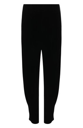 Женские брюки из вискозы и шелка GIORGIO ARMANI черного цвета по цене 212500 руб., арт. 1WHPP0IQ/T01FD | Фото 1 Женские брюки из вискозы и шелка GIORGIO ARMANI черного цвета, арт. 1WHPP0IQ/T01FD | Фото 1 (Материал внешний: Вискоза; Женское Кросс-КТ: Брюки-одежда; Длина (брюки, джинсы): Стандартные; Стили: Романтичный; Силуэт Ж (брюки и джинсы): Джоггеры)