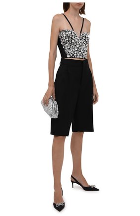Женский топ-бюстье DOLCE & GABBANA черного цвета по цене 262500 руб., арт. F75T3Z/GDACW | Фото 2 Женский топ-бюстье DOLCE & GABBANA черного цвета, арт. F75T3Z/GDACW | Фото 2 (Материал подклада: Шелк; Длина (для топов): Укороченные; Материал внешний: Синтетический материал; Стили: Гламурный)
