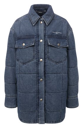 Женская хлопковая куртка STELLA MCCARTNEY синего цвета по цене 95950 руб., арт. 603988/S0H54 | Фото 1 Женская хлопковая куртка STELLA MCCARTNEY синего цвета, арт. 603988/S0H54 | Фото 1 (Рукава: Длинные; Длина (верхняя одежда): До середины бедра; Материал подклада: Синтетический материал; Материал внешний: Хлопок; Кросс-КТ: Куртка, Деним; Стили: Гранж)