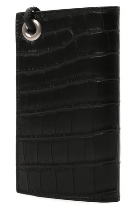 Мужской кожаный футляр для кредитных карт SAINT LAURENT черного цвета по цене 39700 руб., арт. 669375/DZEDE | Фото 2 Мужской кожаный футляр для кредитных карт SAINT LAURENT черного цвета, арт. 669375/DZEDE | Фото 2 (Материал: Натуральная кожа)