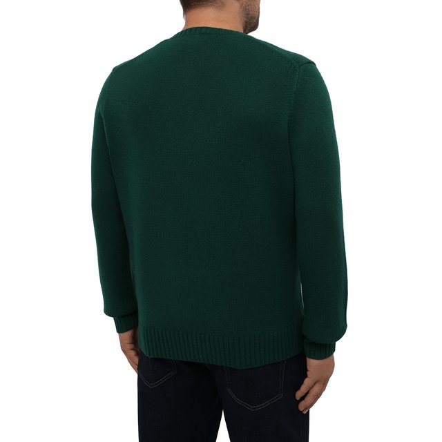 Шерстяной свитер Polo Ralph Lauren 711850566/PRL BS, цвет зелёный, размер 62 711850566/PRL BS - фото 4