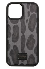Чехол для iphone 12/12 pro DOLCE & GABBANA серого цвета, арт. BP2905/AZ657 | Фото 1 (Материал: Пластик)