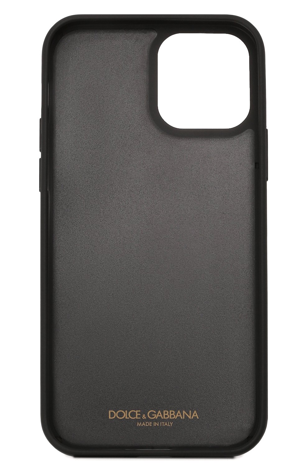 Чехол для iphone 12/12 pro DOLCE & GABBANA серого цвета, арт. BP2905/AZ657 | Фото 2 (Материал: Пластик)