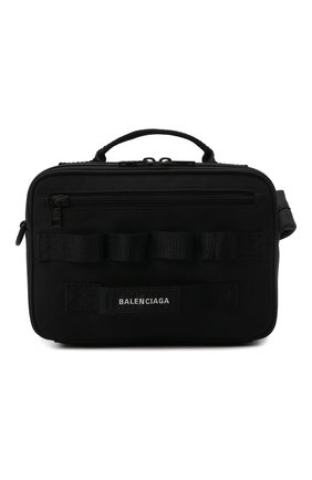 Мужская текстильная сумка army BALENCIAGA черного цвета по цене 59950 руб., арт. 669538/2BKPI | Фото 1 Мужская текстильная сумка army BALENCIAGA черного цвета, арт. 669538/2BKPI | Фото 1 (Материал: Текстиль; Ремень/цепочка: На ремешке)