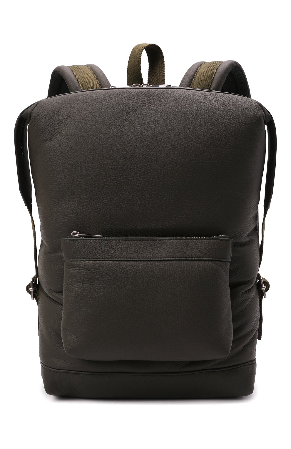 Мужской кожаный рюкзак classic pillow BOTTEGA VENETA темно-коричневого цвета, арт. 658066/V00Z3 | Фото 1 (Материал: Натуральная кожа; Стили: Классический, Кэжуэл; Размер: large)