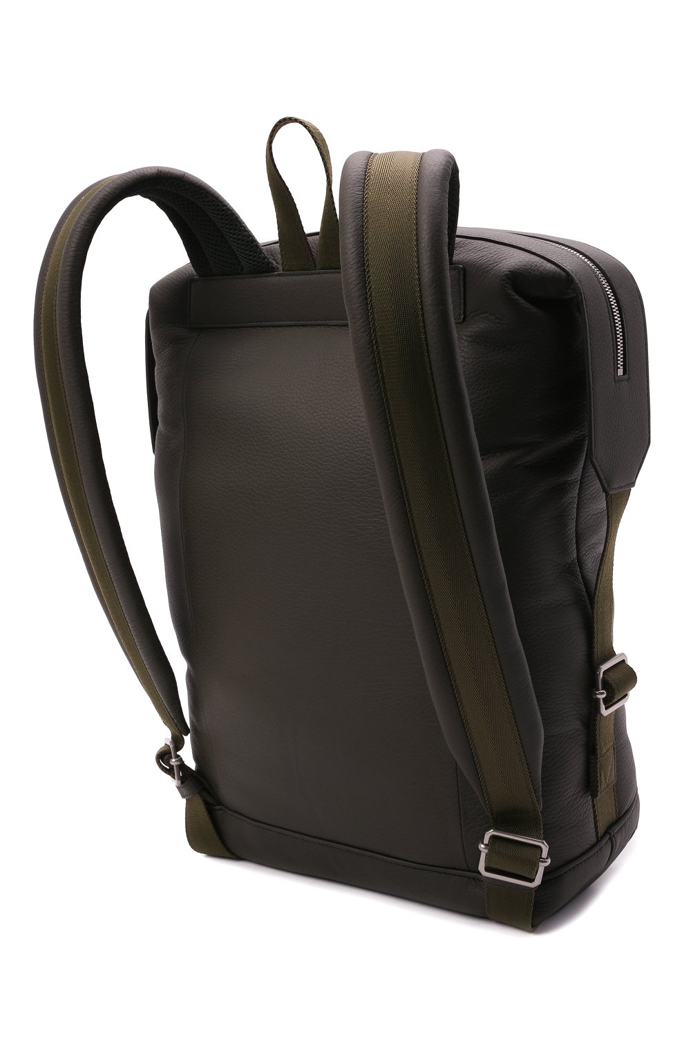 Мужской кожаный рюкзак classic pillow BOTTEGA VENETA темно-коричневого цвета, арт. 658066/V00Z3 | Фото 4 (Материал: Натуральная кожа; Стили: Классический, Кэжуэл; Размер: large)