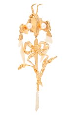 Женская клипса VALENTINO золотого цвета, арт. WW0J0P58/HAF | Фото 3 (Кросс-КТ: моносерьга; Женское Кросс-КТ: Клипсы-серьги; Материал: Металл)