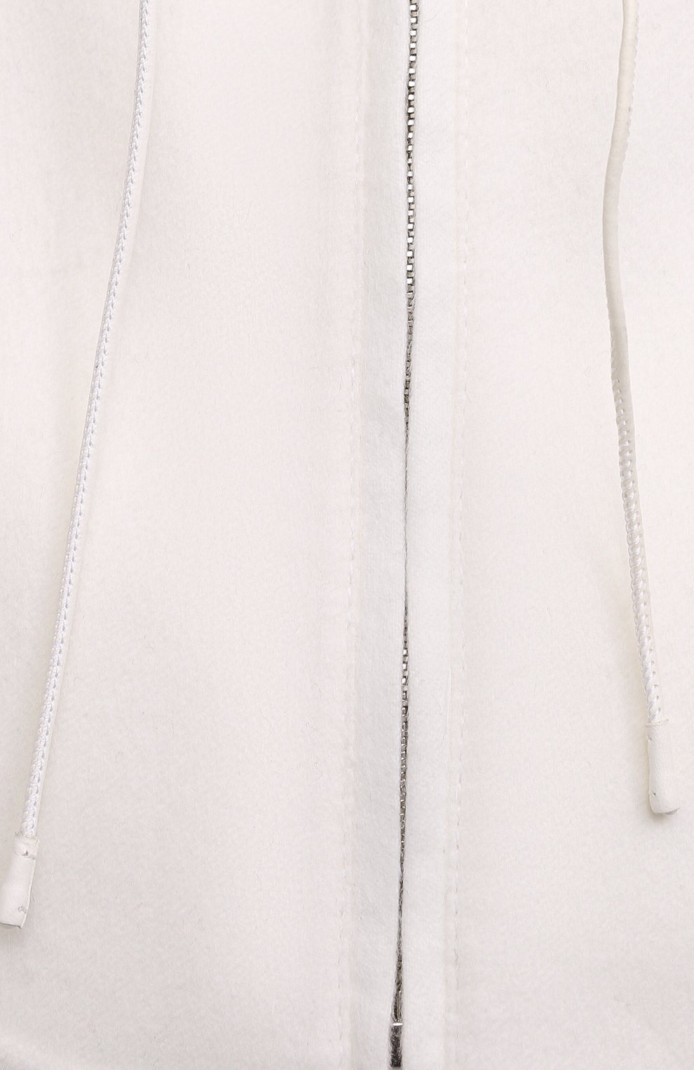 Женская шерстяная куртка GIORGIO ARMANI белого цвета, арт. 1WH0C06A/T0076 | Фото 5 (Кросс-КТ: Куртка; Материал внешний: Шерсть; Рукава: Длинные; Длина (верхняя одежда): Короткие; Стили: Минимализм)