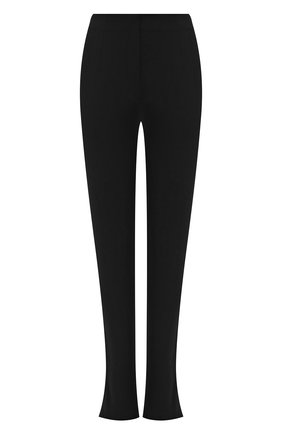 Женские брюки из вискозы и льна JACQUEMUS черного цвета, арт. 213PA001-1070 | Фото 1 (Длина (брюки, джинсы): Удлиненные; Материал внешний: Вискоза; Стили: Минимализм; Женское Кросс-КТ: Брюки-одежда; Силуэт Ж (брюки и джинсы): Узкие)