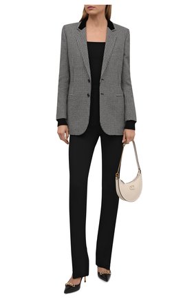 Женские брюки из вискозы и льна JACQUEMUS черного цвета по цене 41050 руб., арт. 213PA001-1070 | Фото 2 Женские брюки из вискозы и льна JACQUEMUS черного цвета, арт. 213PA001-1070 | Фото 2 (Длина (брюки, джинсы): Удлиненные; Материал внешний: Вискоза; Стили: Минимализм; Женское Кросс-КТ: Брюки-одежда; Силуэт Ж (брюки и джинсы): Узкие)
