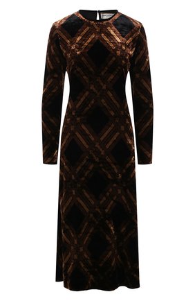 Женское платье из вискозы и хлопка SAINT LAURENT бежевого цвета по цене 219000 руб., арт. 670903/Y3D23 | Фото 1 Женское платье из вискозы и хлопка SAINT LAURENT бежевого цвета, арт. 670903/Y3D23 | Фото 1 (Материал подклада: Шелк; Рукава: Длинные; Материал внешний: Вискоза; Длина Ж (юбки, платья, шорты): Миди; Стили: Гламурный; Случай: Вечерний; Женское Кросс-КТ: Жакет-одежда, Платье-одежда)
