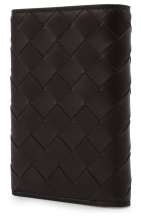 Мужской кожаная обложка для паспорта BOTTEGA VENETA темно-коричневого цвета по цене 29950 руб., арт. 629679/VCPQ6 | Фото 2 Мужской кожаная обложка для паспорта BOTTEGA VENETA темно-коричневого цвета, арт. 629679/VCPQ6 | Фото 2 (Кросс-КТ: обложки и футляры)