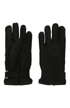 Мужские замшевые перчатки BRIONI черного цвета, арт. 05SI0L/09727 | Фото 2 (Мужское Кросс-КТ: Кожа и замша; Материал: Замша, Натуральная кожа; Региональные ограничения белый список (Axapta Mercury): RU)