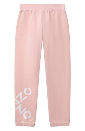 Детские хлопковые джоггеры KENZO розового цвета по цене 8500 руб., арт. K14056 | Фото 2 Детские хлопковые джоггеры KENZO розового цвета, арт. K14056 | Фото 2 (Материал внешний: Хлопок; Девочки Кросс-КТ: Брюки-спорт; Ростовка одежда: 10 - 11 лет | 140 - 146см, 12 лет | 152 см, 3 года | 98 см, 4 года | 104 см, 5 лет | 110 см, 6 лет | 116 см, 8 лет | 128 см)