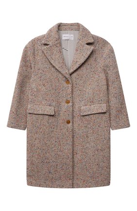 Детское пальто ERMANNO SCERVINO бежевого цвета по цене 35700 руб., арт. ESFGB010 ML239 YSUNI/M-XL | Фото 1 Детское пальто ERMANNO SCERVINO бежевого цвета, арт. ESFGB010 ML239 YSUNI/M-XL | Фото 1 (Материал подклада: Синтетический материал; Рукава: Длинные; Материал внешний: Синтетический материал; Стили: Классический; Кросс-КТ: Сезон: демисезон)