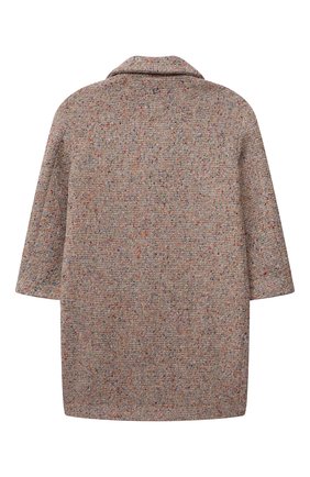 Детское пальто ERMANNO SCERVINO бежевого цвета по цене 35700 руб., арт. ESFGB010 ML239 YSUNI/M-XL | Фото 2 Детское пальто ERMANNO SCERVINO бежевого цвета, арт. ESFGB010 ML239 YSUNI/M-XL | Фото 2 (Материал подклада: Синтетический материал; Рукава: Длинные; Материал внешний: Синтетический материал; Стили: Классический; Кросс-КТ: Сезон: демисезон)