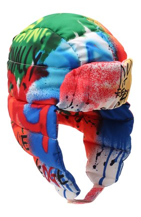 Детского утепленная шапка DOLCE & GABBANA разноцветного цвета, арт. LB5H00/G7BCR | Фото 1 (Материал: Текстиль, Синтетический материал)