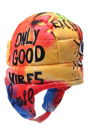 Детского утепленная шапка DOLCE & GABBANA разноцветного цвета, арт. LB5H00/G7BCR | Фото 2 (Материал: Текстиль, Синтетический материал)