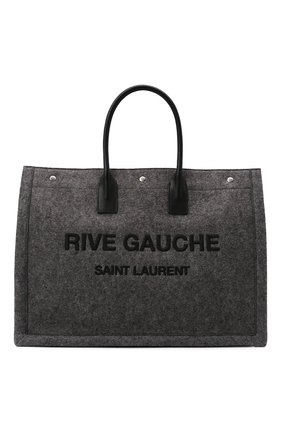 Текстильная сумка-шопер Rive Gauche | Фото №1 Текстильная сумка-шопер Rive Gauche | Фото №1