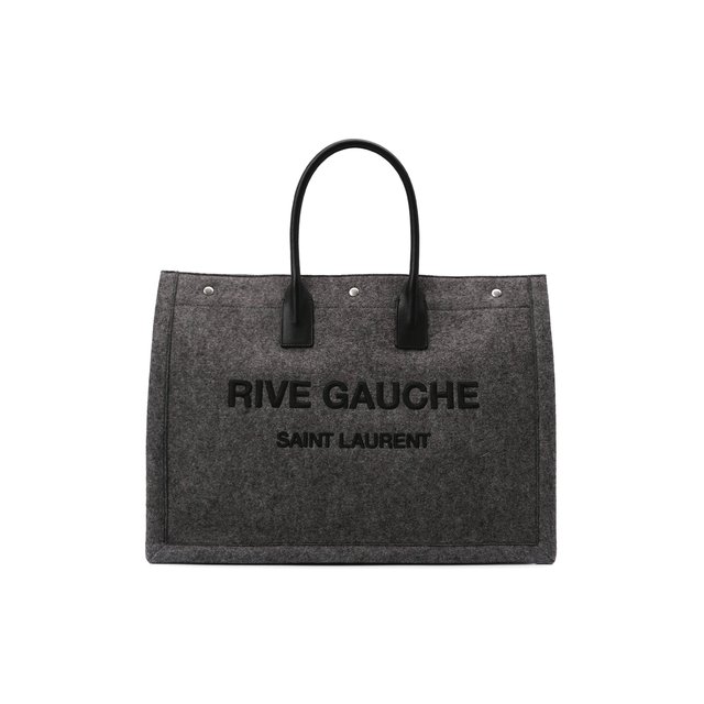 Текстильная сумка-шопер Rive Gauche Saint Laurent Серый 509415/24N4E 5596631