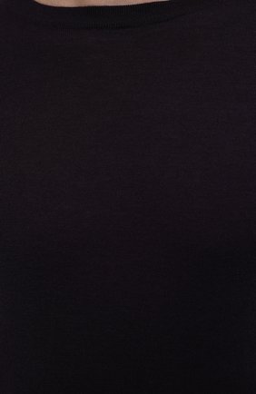 Мужской джемпер из кашемира и шелка SVEVO фиолетового цвета, арт. 0670SA21/MP06/2 | Фото 5 (Мужское Кросс-КТ: Джемперы; Материал внешний: Шерсть, Кашемир; Рукава: Длинные; Принт: Без принта; Длина (для топов): Стандартные; Стили: Классический; Вырез: Круглый)