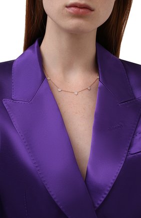 Женское колье J-POINT золотого цвета по цене 82000 руб., арт. ИПГ857.36.070521.6P | Фото 2 Женское колье J-POINT золотого цвета, арт. ИПГ857.36.070521.6P | Фото 2 (Материал: Золото)