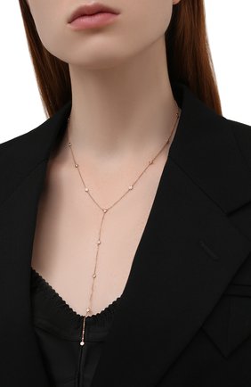 Женское колье J-POINT золотого цвета по цене 93500 руб., арт. ИПГ857.46.170621.10P | Фото 2 Женское колье J-POINT золотого цвета, арт. ИПГ857.46.170621.10P | Фото 2 (Материал: Золото)