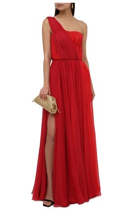 Женское шелковое платье DOLCE & GABBANA красного цвета по цене 472000 руб., арт. F600AT/FU1AT | Фото 2 Женское шелковое платье DOLCE & GABBANA красного цвета, арт. F600AT/FU1AT | Фото 2 (Материал подклада: Шелк; Материал внешний: Шелк; Длина Ж (юбки, платья, шорты): Макси; Стили: Гламурный; Случай: Вечерний; Женское Кросс-КТ: Платье-одежда)