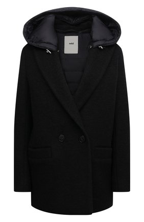 Женское шерстяное пальто ADD черного цвета по цене 54400 руб., арт. 4AWN75 | Фото 1 Женское шерстяное пальто ADD черного цвета, арт. 4AWN75 | Фото 1 (Материал подклада: Синтетический материал; Длина (верхняя одежда): Короткие; Рукава: Длинные; Материал внешний: Шерсть; Стили: Минимализм; 1-2-бортные: Двубортные)
