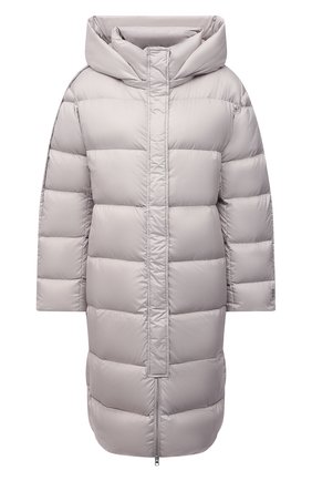 Женский пуховик ADD светло-серого цвета по цене 62600 руб., арт. 4AW442 | Фото 1 Женский пуховик ADD светло-серого цвета, арт. 4AW442 | Фото 1 (Материал внешний: Синтетический материал; Рукава: Длинные; Материал утеплителя: Пух и перо; Материал подклада: Синтетический материал; Длина (верхняя одежда): До колена; Стили: Кэжуэл; Женское Кросс-КТ: Пуховик-куртка)