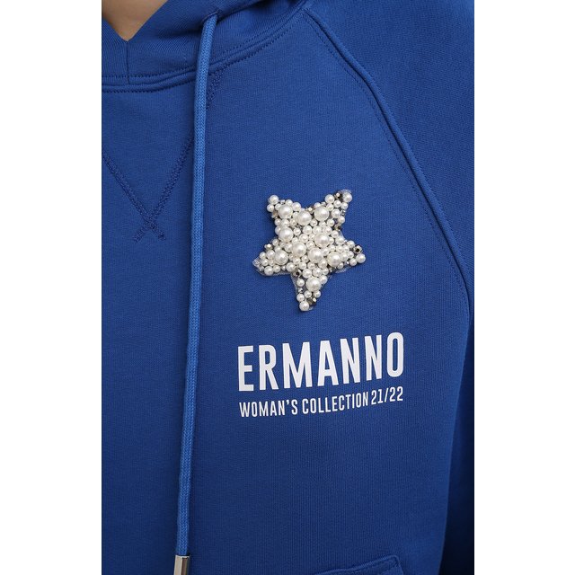 фото Хлопковое худи ermanno firenze
