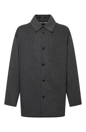Мужская шерстяная куртка ACNE STUDIOS серого цвета по цене 75400 руб., арт. B90549 | Фото 1 Мужская шерстяная куртка ACNE STUDIOS серого цвета, арт. B90549 | Фото 1 (Материал подклада: Синтетический материал; Материал внешний: Шерсть; Кросс-КТ: Куртка; Длина (верхняя одежда): До середины бедра; Рукава: Длинные; Мужское Кросс-КТ: шерсть и кашемир; Стили: Минимализм)