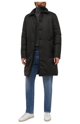 Мужская утепленная куртка LEMPELIUS черного цвета по цене 56450 руб., арт. 1500/624S26 | Фото 2 Мужская утепленная куртка LEMPELIUS черного цвета, арт. 1500/624S26 | Фото 2 (Длина (верхняя одежда): До колена; Материал подклада: Синтетический материал; Рукава: Длинные; Материал внешний: Синтетический материал; Мужское Кросс-КТ: пуховик-длинный; Стили: Кэжуэл; Кросс-КТ: Куртка)