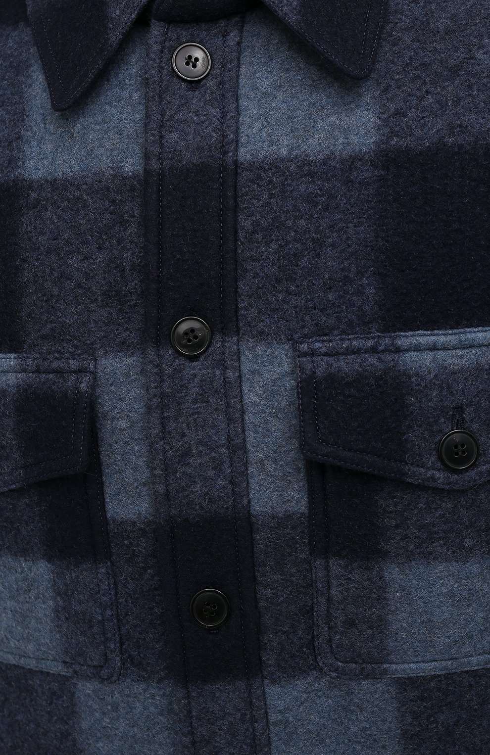 Мужская куртка ISABEL MARANT темно-синего цвета, арт. VE1623-21A008H/KERV0N | Фото 5 (Кросс-КТ: Куртка, Ветровка; Рукава: Длинные; Материал внешний: Синтетический материал; Материал подклада: Синтетический материал; Длина (верхняя одежда): Короткие; Стили: Минимализм, Кэжуэл)
