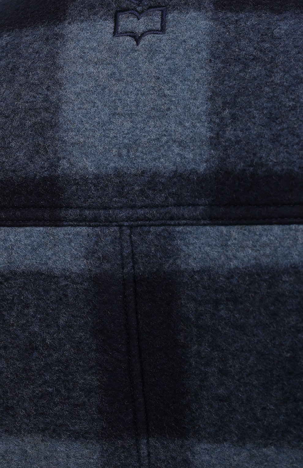 Мужская куртка ISABEL MARANT темно-синего цвета, арт. VE1623-21A008H/KERV0N | Фото 6 (Кросс-КТ: Куртка, Ветровка; Рукава: Длинные; Материал внешний: Синтетический материал; Материал подклада: Синтетический материал; Длина (верхняя одежда): Короткие; Стили: Минимализм, Кэжуэл)