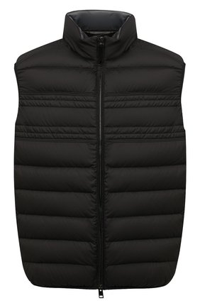 Мужской пуховый жилет BRIONI черного цвета по цене 187000 руб., арт. SWLI0L/P0908 | Фото 1 Мужской пуховый жилет BRIONI черного цвета, арт. SWLI0L/P0908 | Фото 1 (Материал утеплителя: Пух и перо; Материал подклада: Синтетический материал; Материал внешний: Синтетический материал; Кросс-КТ: Куртка, Пуховик; Стили: Кэжуэл; Длина (верхняя одежда): Короткие)