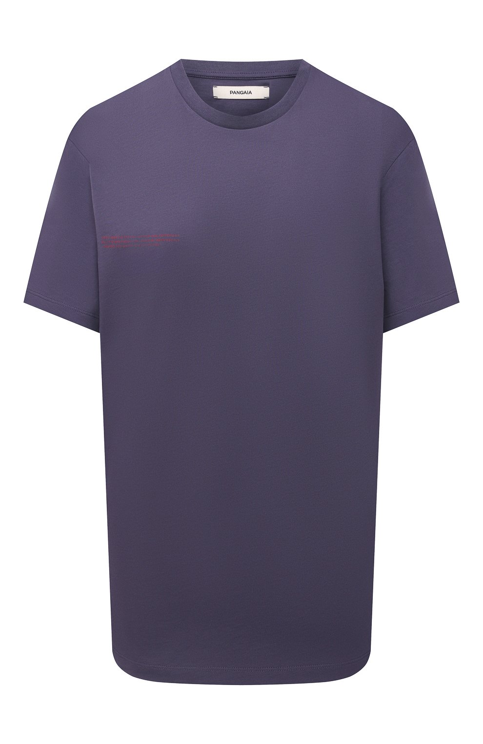 Мужского хлопковая футболка PANGAIA фиолетового цвета, арт. 21JTU01-152-JM002 | Фото 1 (Рукава: Короткие; Длина (для топов): Стандартные; Принт: С принтом; Материал внешний: Хлопок; Стили: Спорт-шик; Женское Кросс-КТ: Футболка-одежда)
