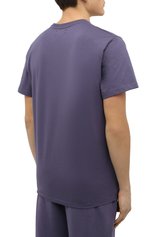 Мужского хлопковая футболка PANGAIA фиолетового цвета, арт. 21JTU01-152-JM002 | Фото 8 (Рукава: Короткие; Длина (для топов): Стандартные; Принт: С принтом; Материал внешний: Хлопок; Стили: Спорт-шик; Женское Кросс-КТ: Футболка-одежда)