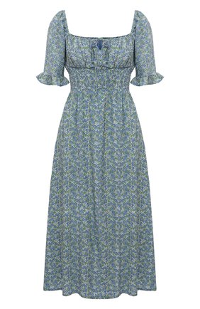 Женское платье из вискозы FAITHFULL THE BRAND голубого цвета по цене 26800 руб., арт. FF1642-LGF | Фото 1 Женское платье из вискозы FAITHFULL THE BRAND голубого цвета, арт. FF1642-LGF | Фото 1 (Материал внешний: Вискоза; Материал подклада: Вискоза; Рукава: 3/4; Длина Ж (юбки, платья, шорты): Миди; Женское Кросс-КТ: Платье-одежда, Платье-пляжная одежда; Случай: Повседневный; Стили: Бохо)