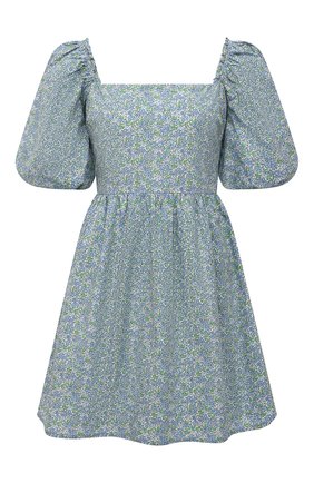 Женское хлопковое платье FAITHFULL THE BRAND голубого цвета по цене 25400 руб., арт. FF1955-LGF | Фото 1 Женское хлопковое платье FAITHFULL THE BRAND голубого цвета, арт. FF1955-LGF | Фото 1 (Длина Ж (юбки, платья, шорты): Мини; Материал внешний: Хлопок; Рукава: 3/4; Материал подклада: Вискоза; Женское Кросс-КТ: Платье-одежда; Случай: Повседневный; Стили: Бохо)