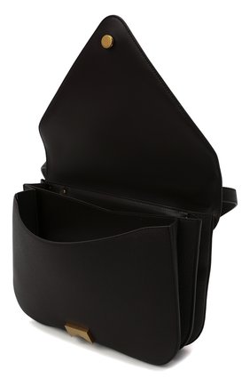 Женская сумка mount medium BOTTEGA VENETA темно-коричневого цвета по цене 226000 руб., арт. 667398/V12M0 | Фото 5 Женская сумка mount medium BOTTEGA VENETA темно-коричневого цвета, арт. 667398/V12M0 | Фото 5 (Сумки-технические: Сумки через плечо; Размер: medium; Материал: Натуральная кожа; Ремень/цепочка: На ремешке)