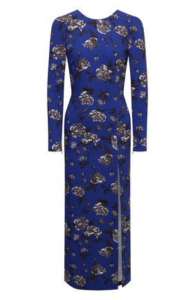Женское платье REDVALENTINO синего цвета по цене 59200 руб., арт. WR0VACD5/65L | Фото 1 Женское платье REDVALENTINO синего цвета, арт. WR0VACD5/65L | Фото 1 (Рукава: Длинные; Материал внешний: Синтетический материал; Длина Ж (юбки, платья, шорты): Миди; Женское Кросс-КТ: Платье-одежда; Случай: Вечерний; Стили: Романтичный)