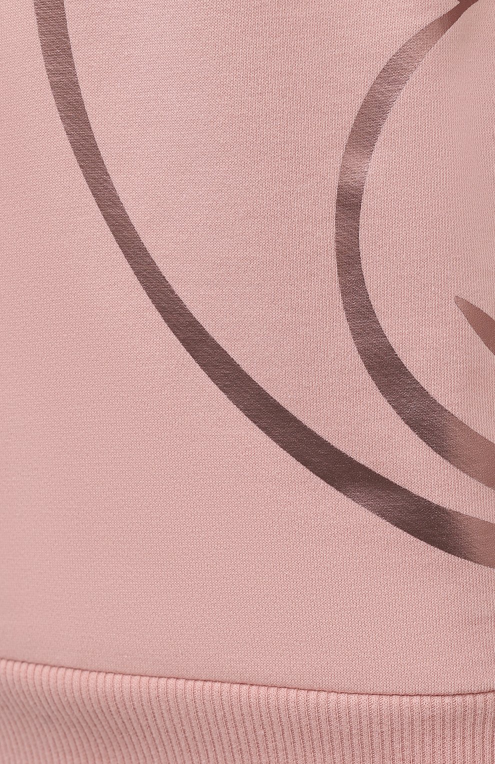 Женский хлопковый свитшот MOSCHINO розового цвета, арт. A1718/9013 | Фото 5 (Рукава: Длинные; Женское Кросс-КТ: Свитшот-белье, Свитшот-одежда; Длина (для топов): Стандартные; Материал внешний: Хлопок)