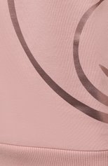 Женский хлопковый свитшот MOSCHINO розового цвета, арт. A1718/9013 | Фото 5 (Рукава: Длинные; Женское Кросс-КТ: Свитшот-белье, Свитшот-одежда; Длина (для топов): Стандартные; Материал внешний: Хлопок)