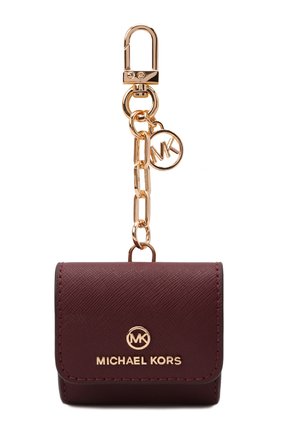 Чехол для airpods MICHAEL MICHAEL KORS бордового цвета по цене 0 руб., арт. 34H0GTML0L | Фото 1 Чехол для airpods MICHAEL MICHAEL KORS бордового цвета, арт. 34H0GTML0L | Фото 1 (Материал: Натуральная кожа; Женское Кросс-КТ: Кожа AirPods)