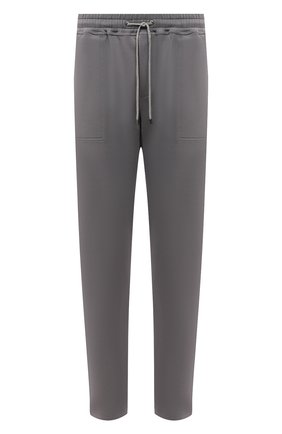 Мужские брюки ZIMMERLI темно-серого цвета, арт. 1343-21903 | Фото 1 (Материал внешний: Синтетический материал; Кросс-КТ: домашняя одежда; Длина (брюки, джинсы): Стандартные)
