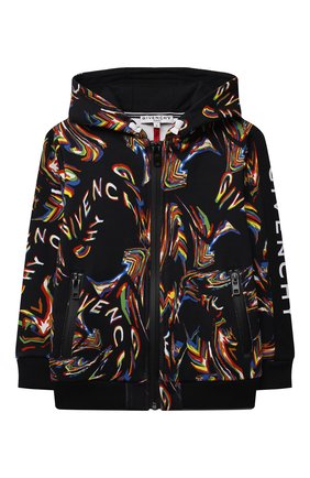 Детский хлопковая толстовка GIVENCHY черного цвета по цене 33000 руб., арт. H25264 | Фото 1 Детский хлопковая толстовка GIVENCHY черного цвета, арт. H25264 | Фото 1 (Материал внешний: Хлопок; Рукава: Длинные; Мальчики Кросс-КТ: Толстовка-одежда)