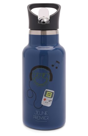 Детского бутылочка JEUNE PREMIER темно-синего цвета, арт. Db021169 | Фото 1 (Материал: Металл; Кросс-КТ НВ: Бутылочки)