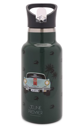 Детского бутылочка JEUNE PREMIER темно-зеленого цвета, арт. Db021170 | Фото 1 (Материал: Металл; Кросс-КТ НВ: Бутылочки)