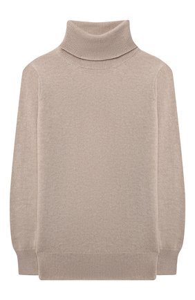 Детская кашемировая водолазка GIORGETTI CASHMERE светло-бежевого цвета по цене 15500 руб., арт. MB453/FELTED/2A-6A | Фото 1 Детская кашемировая водолазка GIORGETTI CASHMERE светло-бежевого цвета, арт. MB453/FELTED/2A-6A | Фото 1 (Материал внешний: Шерсть, Кашемир; Рукава: Длинные; Кросс-КТ: водолазка; Девочки-школьная форма: Водолазки; Ростовка одежда: 4 года | 104 см, 6 лет | 116 см)